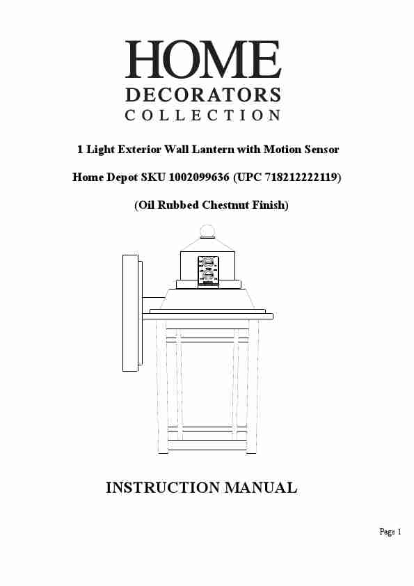 Home Decorators Collection Motion Sensing Exterior Wall Lantern Manual-page_pdf